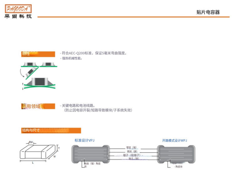 平尚科技的贴片电容